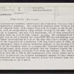 Aquhorthies, NO99NW 1, Ordnance Survey index card, page number 1, Recto