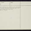 Jura, Ardmenish, An Dunan, NR57SE 4, Ordnance Survey index card, page number 4, Recto