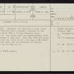 Gigha, East Tarbert Bay, NR65SE 15, Ordnance Survey index card, page number 1, Recto