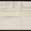 Glen Mucklach, NR71SW 4, Ordnance Survey index card, page number 1, Recto