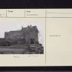 Duntrune Castle, NR79NE 3, Ordnance Survey index card, page number 1, Recto