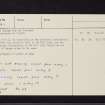 Dunadd, NR89SW 1, Ordnance Survey index card, page number 4, Verso