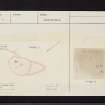Arran, Moss Farm, NR93SW 12, Ordnance Survey index card, page number 1, Recto