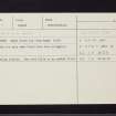 South Hall, NS07SE 1, Ordnance Survey index card, Recto