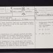 Turnberry, General, NS10NE 3, Ordnance Survey index card, page number 1, Recto