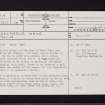 Skelmorlie Mains, NS16NE 5, Ordnance Survey index card, page number 1, Recto