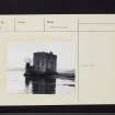 Carrick Castle, NS19SE 1, Ordnance Survey index card, Recto
