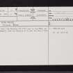 Maidens, NS20NW 17, Ordnance Survey index card, page number 1, Recto
