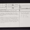 Ardrossan, NS24SW 4.2, Ordnance Survey index card, page number 1, Recto
