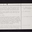 The Knock, NS26SW 2, Ordnance Survey index card, page number 2, Verso