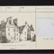 Greenock, Mansion House, NS27NE 2, Ordnance Survey index card, page number 3, Recto
