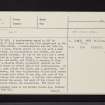 Auchengaich, NS28NE 11, Ordnance Survey index card, page number 1, Recto