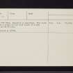 Auchengaich, NS28NE 11, Ordnance Survey index card, page number 2, Verso