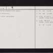 Blairquhan House, NS30NE 2, Ordnance Survey index card, page number 2, Recto