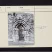 Maybole, Abbot Street, St Mary's Church, NS30NW 6, Ordnance Survey index card, page number 3, Recto