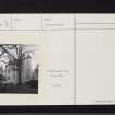 Kirkmichael House, NS30NW 8, Ordnance Survey index card, page number 3, Recto