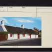 Ayr, Alloway, Robert Burns Cottage, NS31NW 31, Ordnance Survey index card, Recto