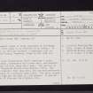 Prestwick, Market Cross, NS32NE 5, Ordnance Survey index card, page number 1, Recto
