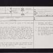 Ayr, Carrick Port, NS32SW 28, Ordnance Survey index card, page number 1, Recto