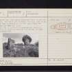 Loch Lomond, Inchmurrin, Castle, NS38NE 6, Ordnance Survey index card, page number 2, Verso