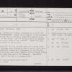 Laighpark, NS41NW 15, Ordnance Survey index card, page number 1, Recto