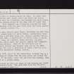 Lochlea, NS43SE 5, Ordnance Survey index card, page number 2, Verso