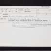 Lochlea, NS43SE 5, Ordnance Survey index card, page number 3, Recto