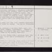 Buiston, NS44SW 2, Ordnance Survey index card, page number 2, Verso