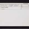 Neilston, Gasworks, NS45NE 34, Ordnance Survey index card, Recto