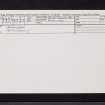 Inchinnan, NS46NE 5, Ordnance Survey index card, Recto