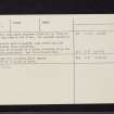 Stockie Muir, NS48SE 6, Ordnance Survey index card, page number 3, Recto