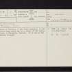 Cumnock, NS52SE 7, Ordnance Survey index card, page number 1, Recto