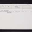 Cumnock, NS52SE 8, Ordnance Survey index card, Recto