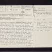 Glasgow, Queen's Park, Camphill, NS56SE 32, Ordnance Survey index card, page number 1, Recto