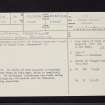 Glasgow, Crossmyloof, NS56SE 34, Ordnance Survey index card, page number 1, Recto