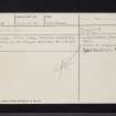 Blanefield, NS57NE 1, Ordnance Survey index card, Recto