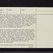 Balmuildy, NS57SE 12, Ordnance Survey index card, page number 3, Recto