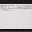 Whitehill, NS57SW 32, Ordnance Survey index card, Recto