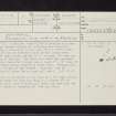 Whitehill 7, NS57SW 42, Ordnance Survey index card, page number 1, Recto