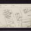 Glasgow, Bishop's Palace, NS66NW 8, Ordnance Survey index card, page number 1, Recto