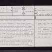 Greenoakhill, Mount Vernon, NS66SE 2, Ordnance Survey index card, page number 1, Recto