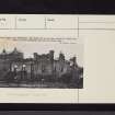 Glasgow, Dalmarnock, Baronald Street, Farme Castle, NS66SW 22, Ordnance Survey index card, Recto