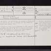 Auchendavy, NS67SE 25, Ordnance Survey index card, page number 1, Recto