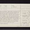 Torrance, Tower, NS67SW 2, Ordnance Survey index card, Recto