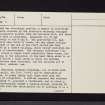 Cadder, NS67SW 16, Ordnance Survey index card, page number 3, Recto