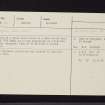 Sanquhar, NS71SE 14, Ordnance Survey index card, Recto