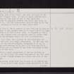 Castlecary, NS77NE 24, Ordnance Survey index card, page number 4, Verso