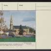 Lesmahagow, Church Square, Lesmahagow Parish Church, NS83NW 1, Ordnance Survey index card, Recto