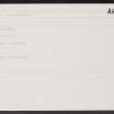 Grangemouth Oil Refinery, NS98SW 10, Ordnance Survey index card, Recto