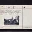 Cowden Castle, NS99NE 1, Ordnance Survey index card, page number 2, Verso